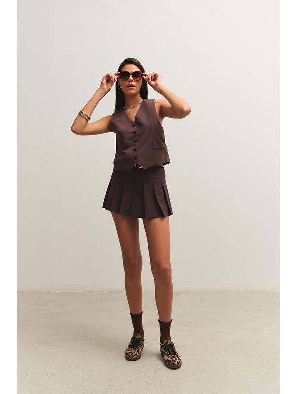 LEOPARD Kadın Ortopedik Günlük Bağcıklı Yürüyüş Leopar Desenli Sneaker Spor Ayakkabı - Görsel 8