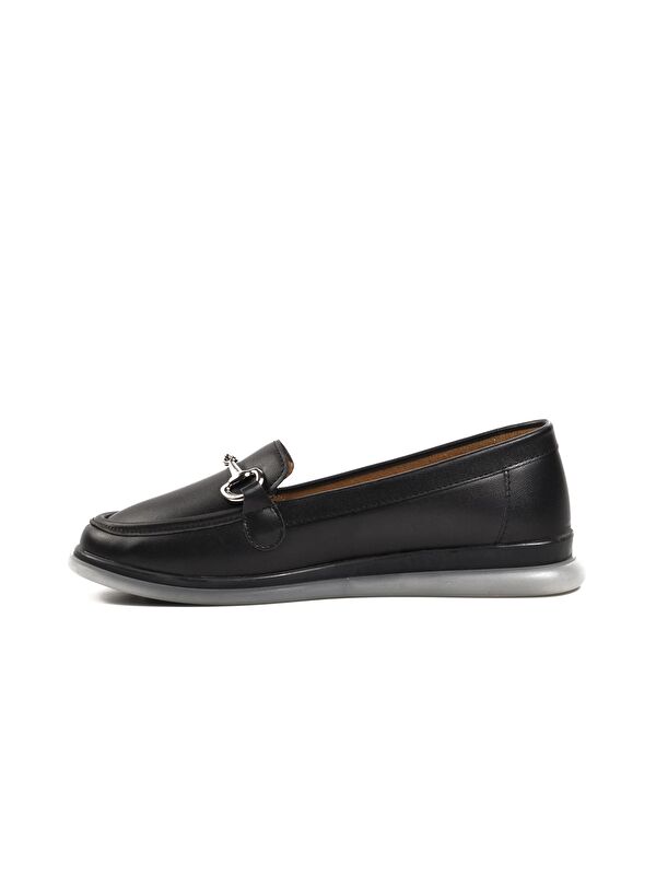 651481 Siyah Kadın Loafer Ayakkabı - Görsel 3