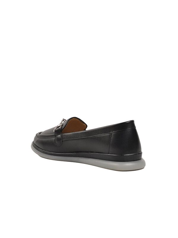 651481 Siyah Kadın Loafer Ayakkabı - Görsel 5