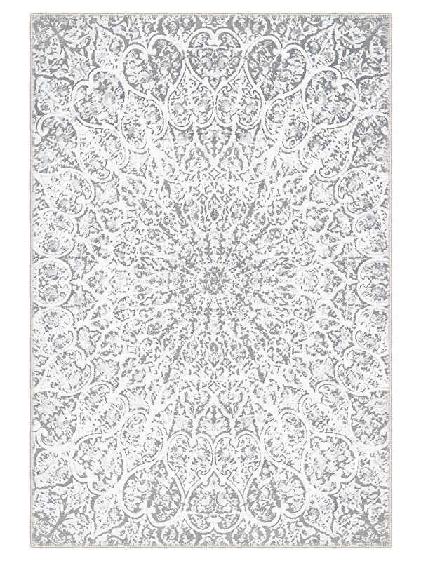 Homefesto Dekoratif Özel Tasarım Yıkanabilir İnce Kaymaz Tabanlı Modern Halı KECE FR01