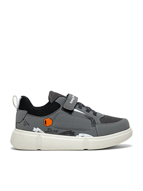 Tonny Black Gri Tonny Black Rahat Kalip Çocuk Unisex Cırtlı