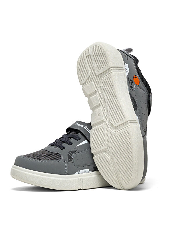 Tonny Black Gri Tonny Black Rahat Kalip Çocuk Unisex Cırtlı