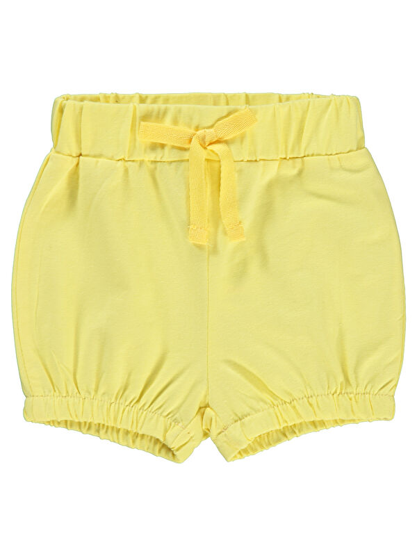 Civil Baby Kız Bebek Şort 6-18 Ay Sarı