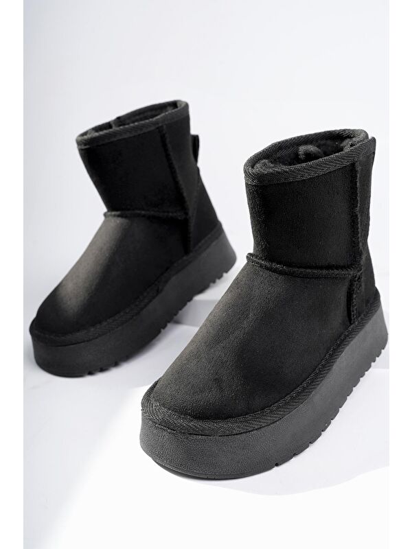 MİXS Kalın Taban İçi Tüylü Cırtlı Günlük Mini Çocuk Bot - Görsel 3