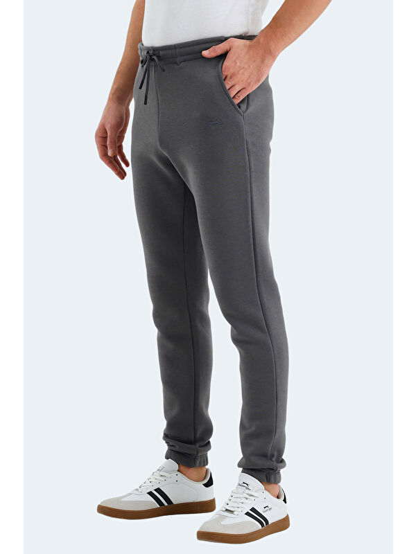 SLAZENGER VARIOUS  Erkek Jogger Eşofman Altı Koyu Gri