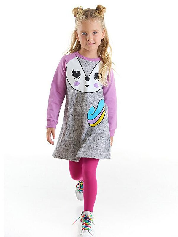 Denokids Fox Kız Çocuk Elbise