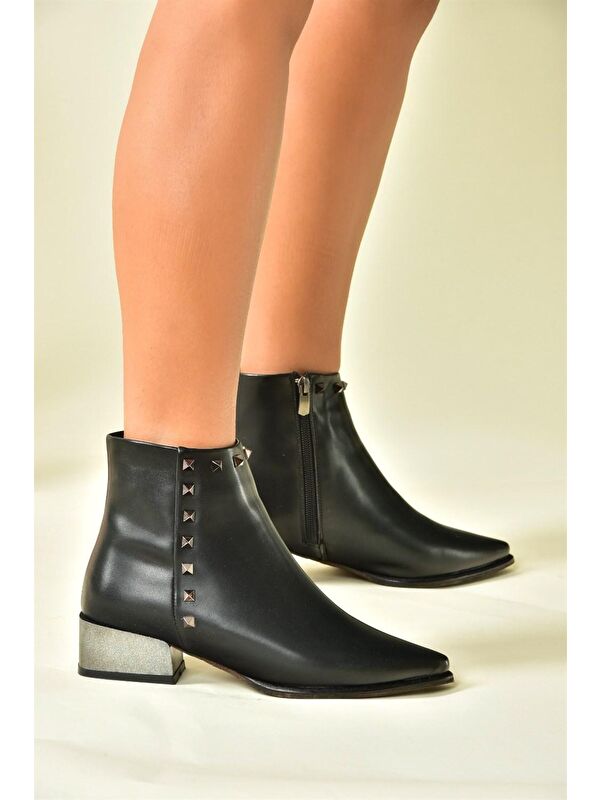N8200323 Siyah Kadın Bot - Görsel 4