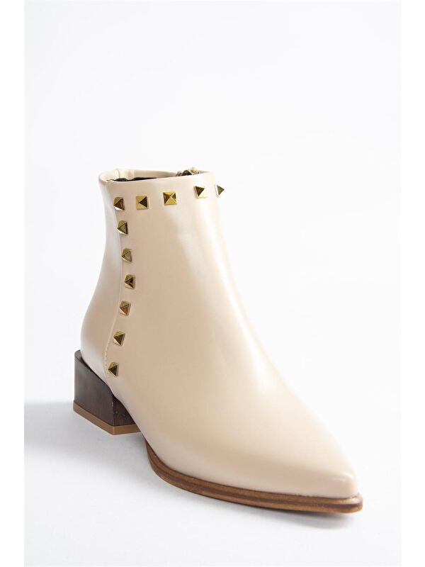 N8200323 Bej Kadın Bot - Görsel 4