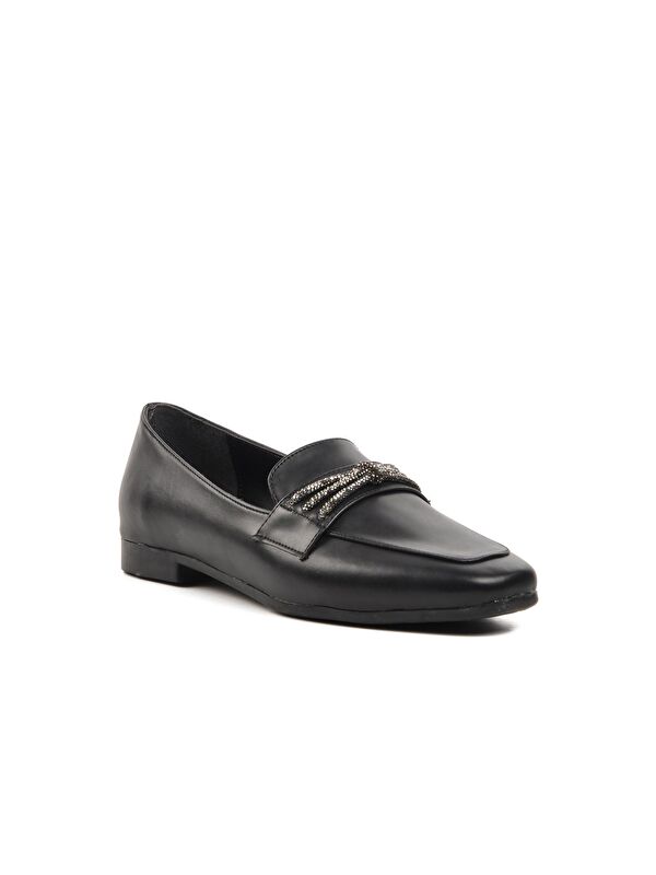 514509 Siyah Kadın Babet Ayakkabı - Görsel 4