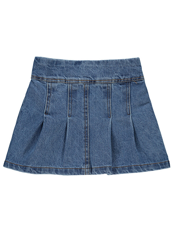 Civil Girls Kız Çocuk Jean Etek 2-5 Yaş Mavi