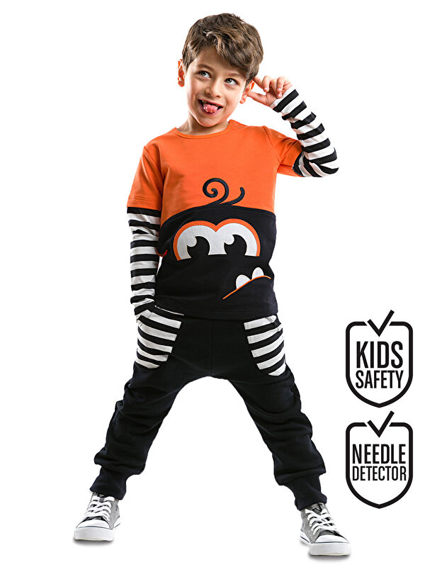 Denokids Gırgır Canavar Erkek Çocuk Eşofman Takım