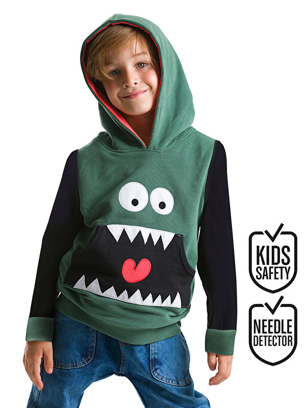Denokids Obur Kapişonlu Erkek Çocuk Sweatshirt