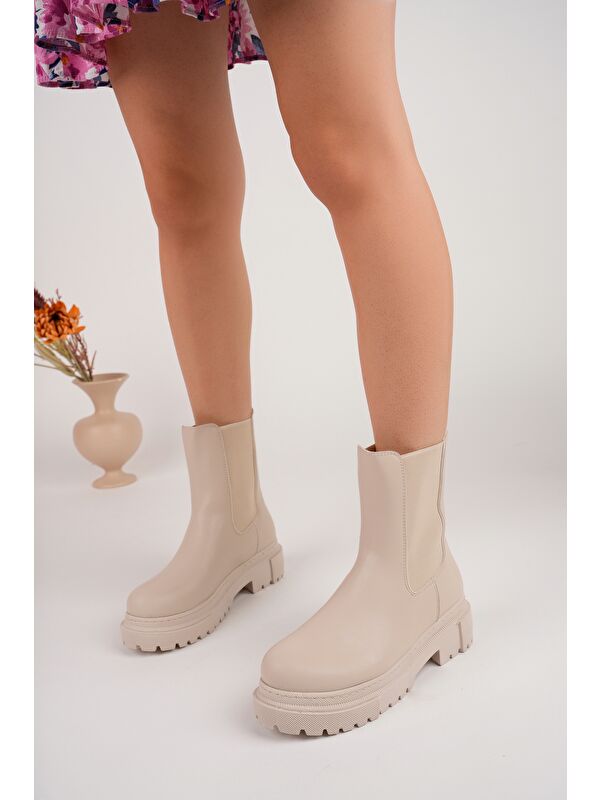 Pamela Kadın Kalın Taban Bot - Görsel 6