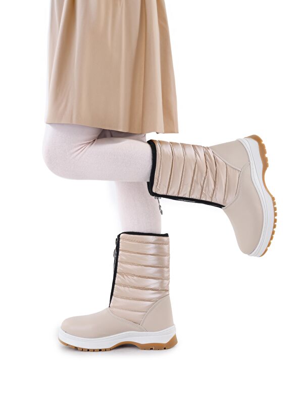 Cilt Fermuarlı Kız Çocuk Kar Botu Arz 2325 - Görsel 4