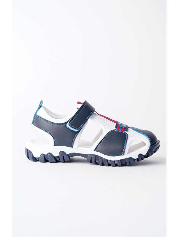 TWEETY Günlük Ortopedik Hafif Taban Önü Kapalı Cırtlı Unisex Çocuk Sandalet - Görsel 3