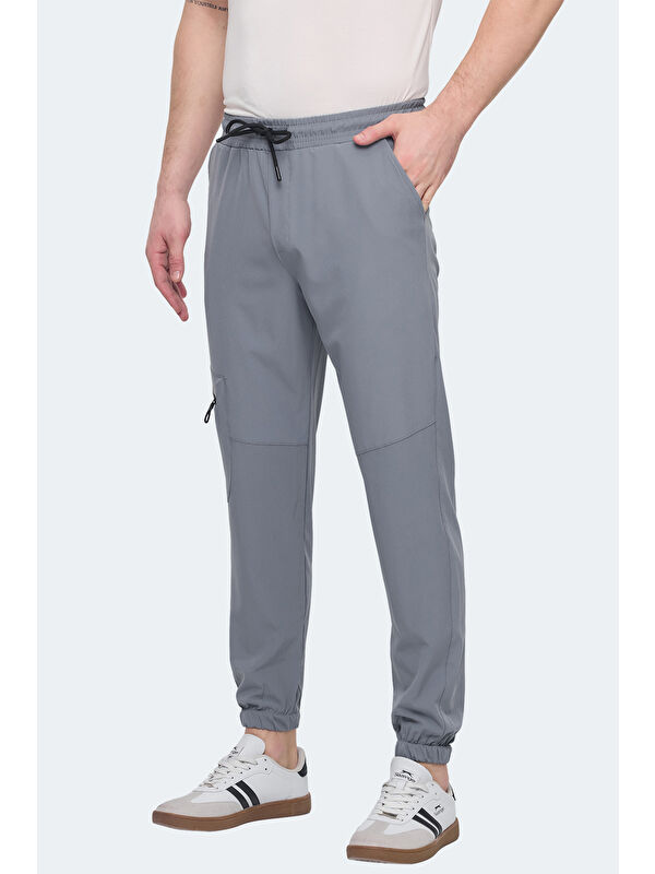 SLAZENGER NATOXI I Erkek Jogger Eşofman Altı Koyu Gri