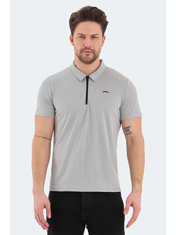 SLAZENGER ROYAL Erkek Tişört Gri