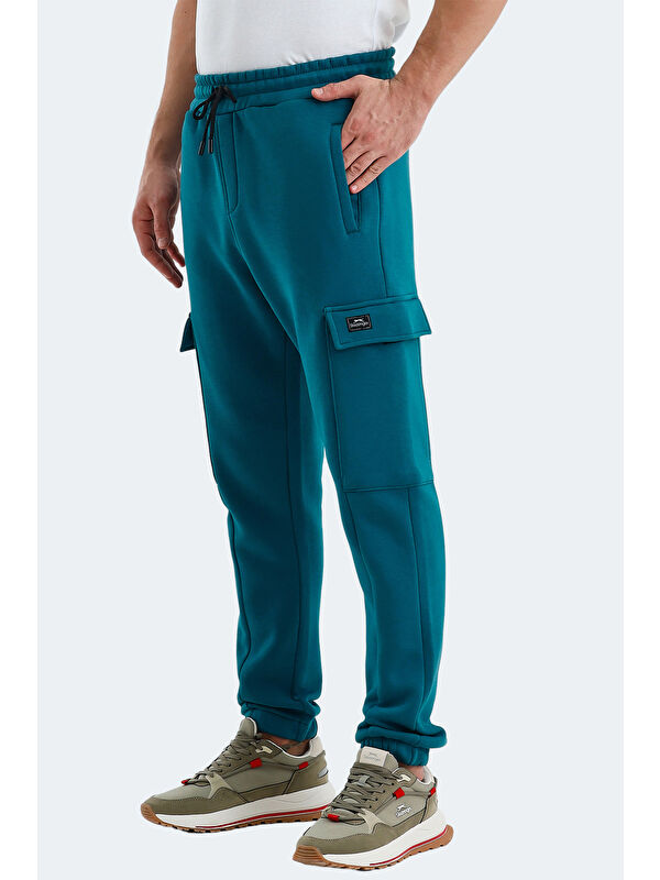 SLAZENGER VALORA  Erkek Jogger Eşofman Altı Petrol
