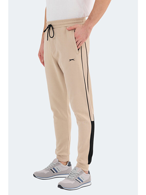 SLAZENGER VALARY  Erkek Jogger Eşofman Altı Bej