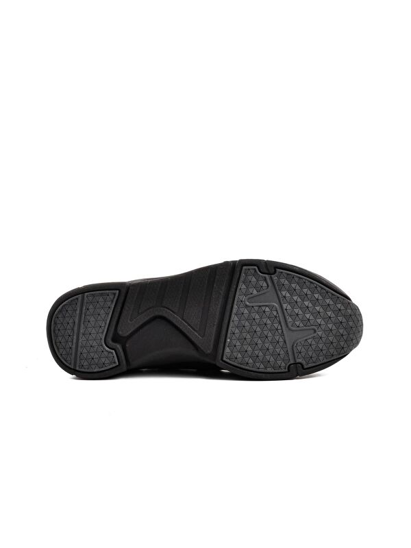 Siyah Hakiki Deri Erkek Casual Ayakkabı 23410 - Görsel 6