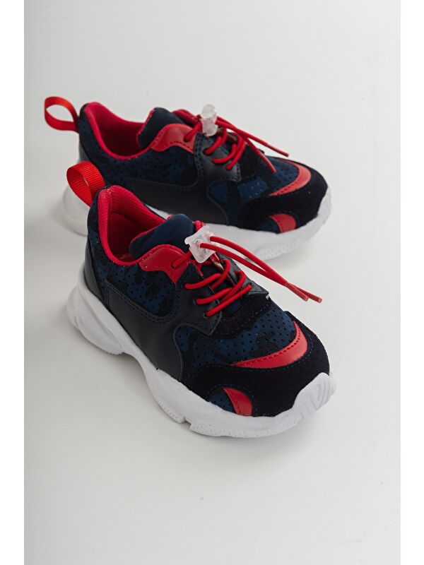 Erkek Çocuk Lacivert Ortopedik Destekli Spor Ayakkabı - Görsel 3