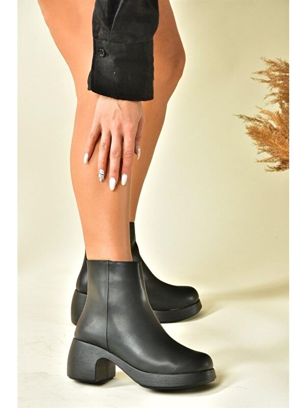 N2822102 Siyah Kadın Bot - Görsel 3