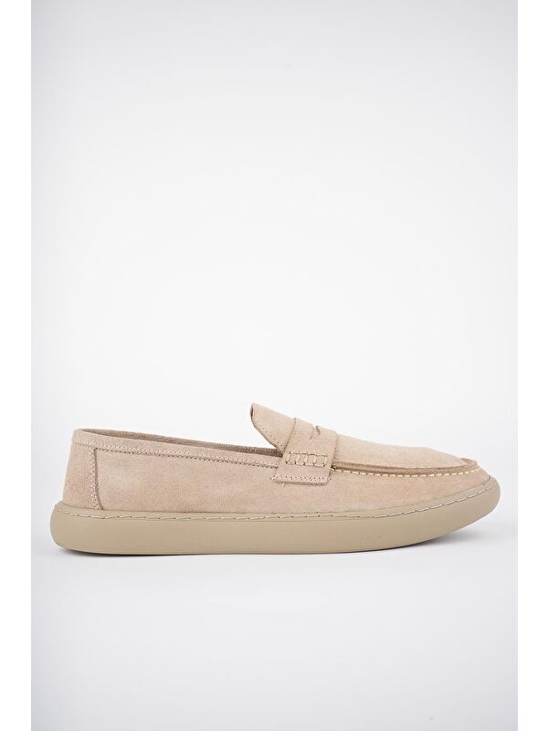 DENZEL Günlük Klasik Hakiki Deri Casual Rahat Ortopedik Bağcıksız Erkek Ayakkabı - Görsel 5