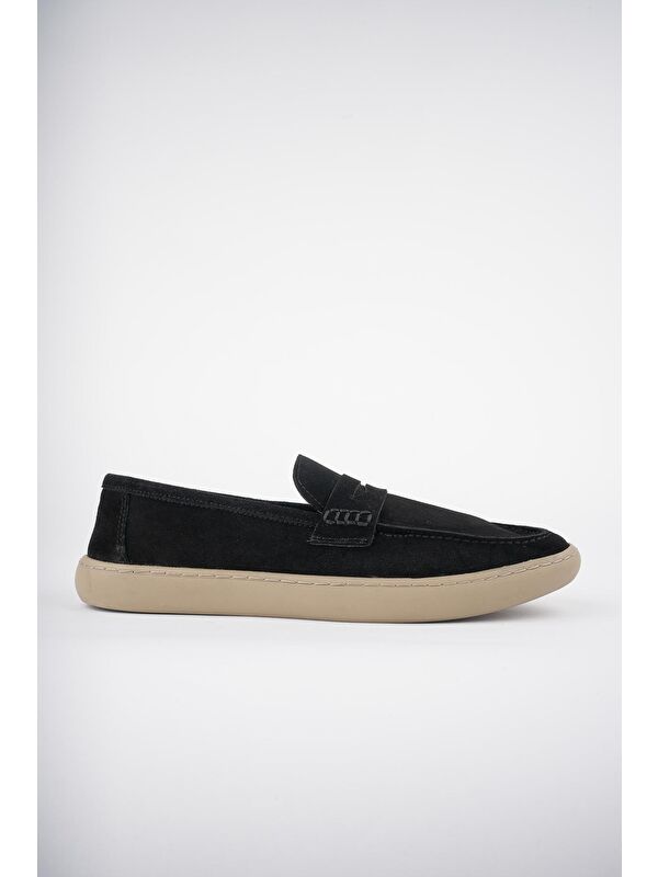 DENZEL Günlük Klasik Hakiki Deri Casual Rahat Ortopedik Bağcıksız Erkek Ayakkabı - Görsel 9