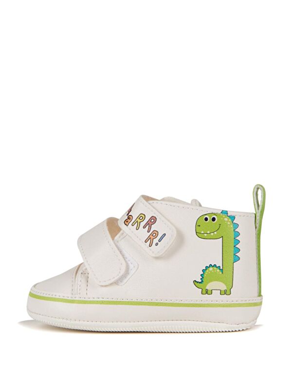 Dinozor Erkek Bebek Cırt Cırtlı Patik İlk Adım Ayakkabısı - Görsel 5