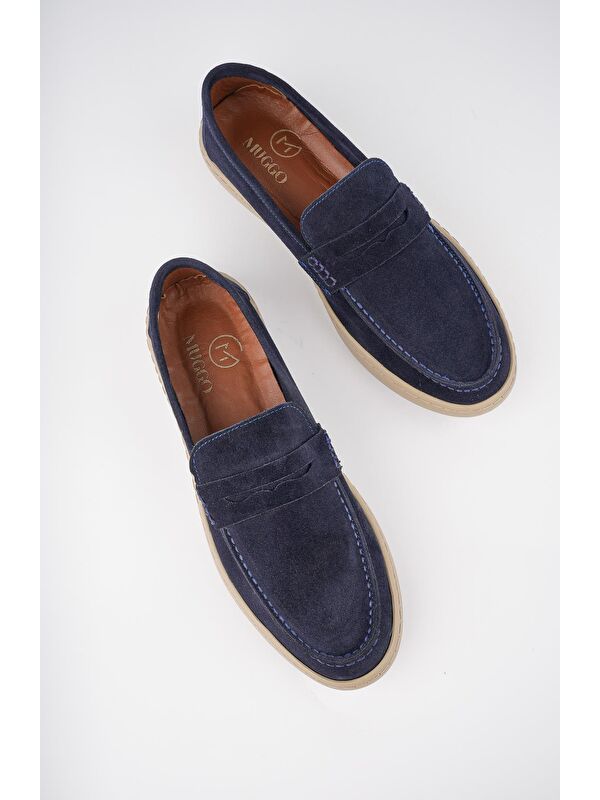 DENZEL Günlük Klasik Hakiki Deri Casual Rahat Ortopedik Bağcıksız Erkek Ayakkabı - Görsel 8