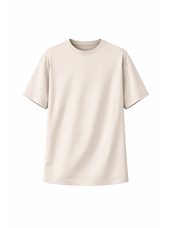 Jane's Erkek 24/1 Düz A Kalite Oversize T-shirt - Gri