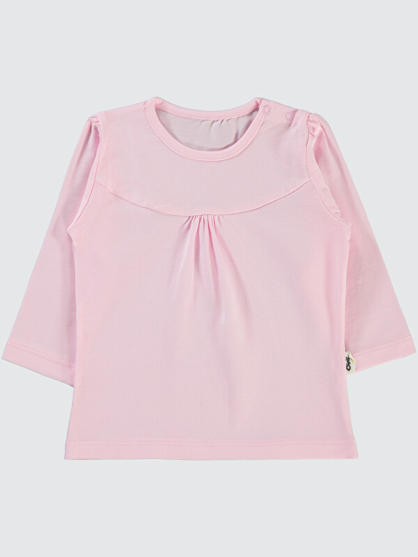 Civil Baby Kız Bebek Penye Sweatshirt 6-18 Ay Pembe
