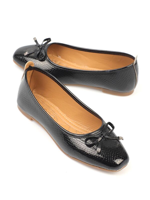 Capone Outfitters Siyah Capone Outfitters Hana Trend Kadın Babet