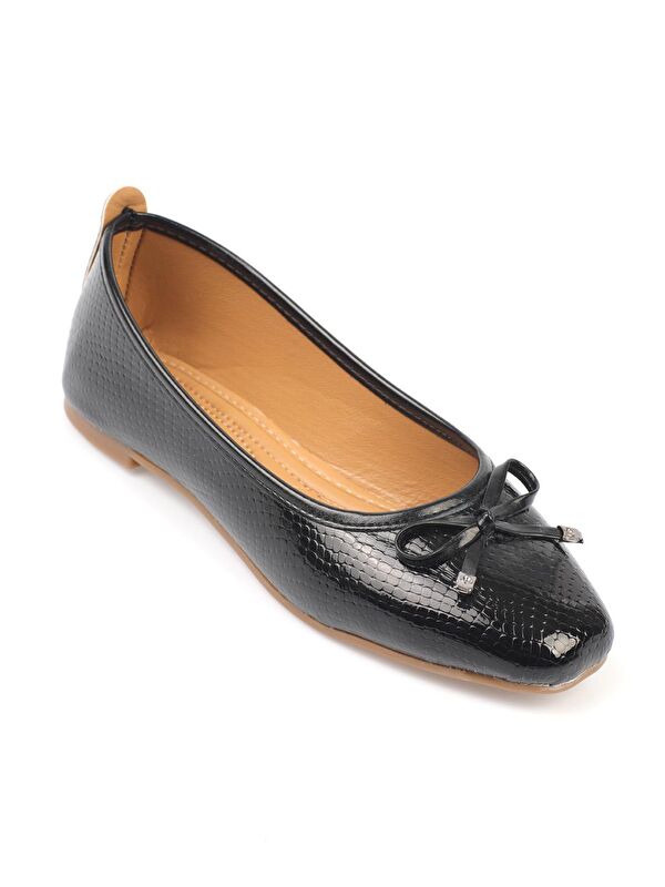 Capone Outfitters Siyah Capone Outfitters Hana Trend Kadın Babet