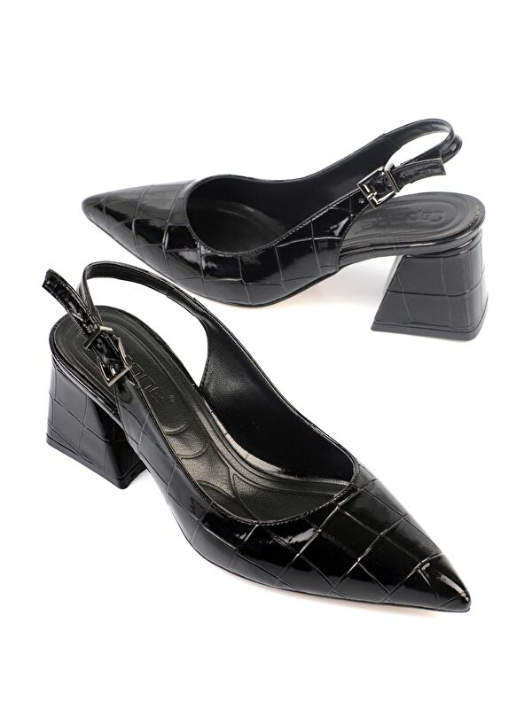 Yumuşak Pedli Taban Kadın Topuklu ayakkabı - Görsel 3