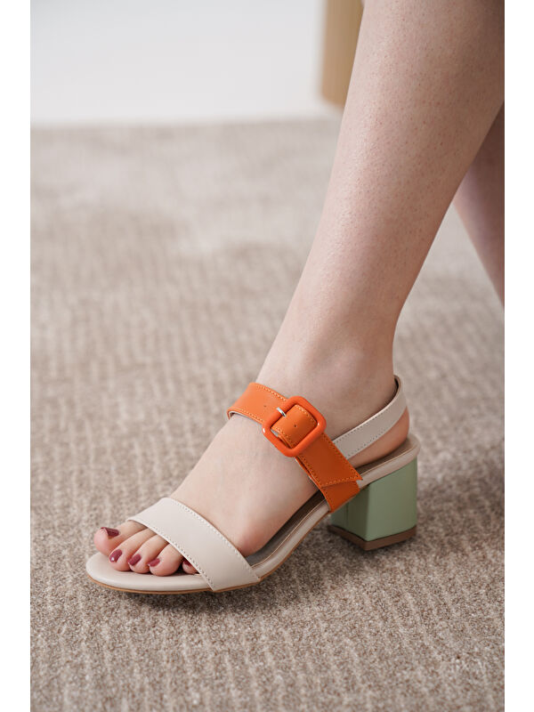 D2023 Kadın Klasik Topuklu Ayakkabı - Görsel 4