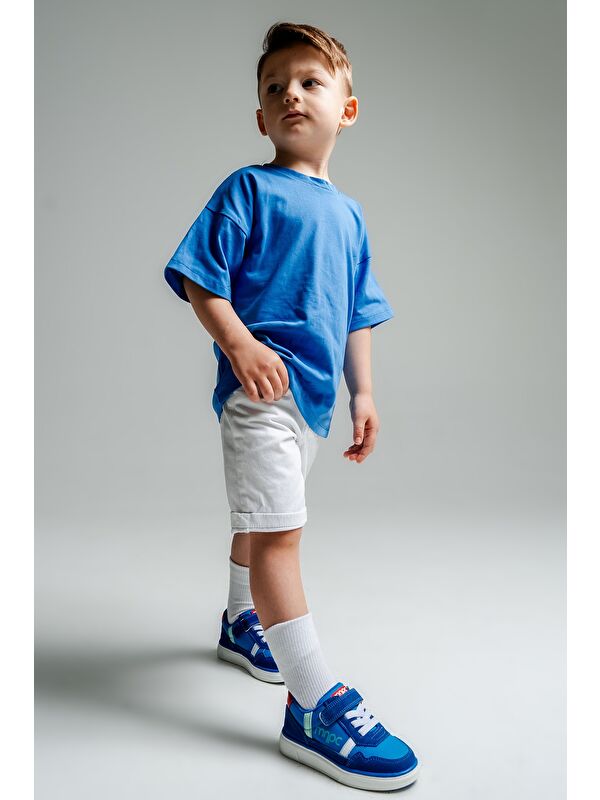 Erkek Çocuk Saks Mavi Günlük Ayakkabı - Görsel 2