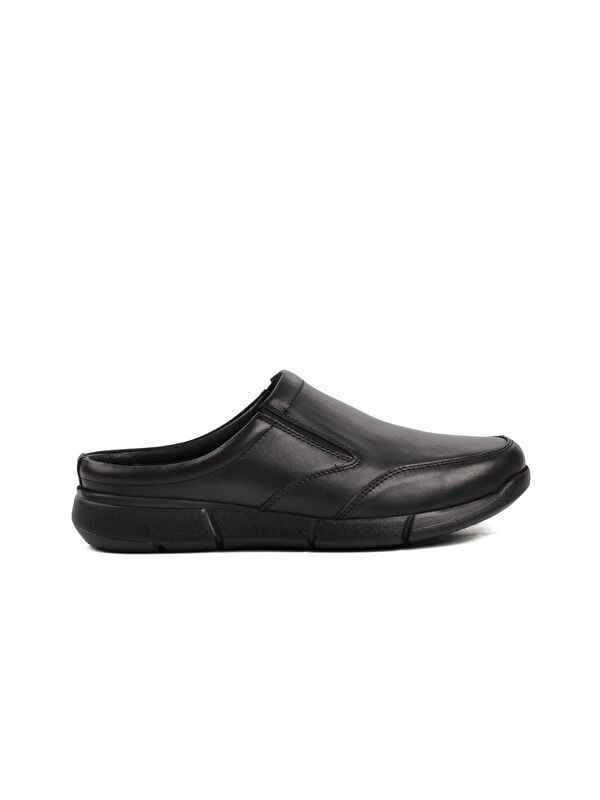 Sekurlet 1371 Siyah Hakiki Deri Erkek Günlük Ayakkabı - Görsel 2