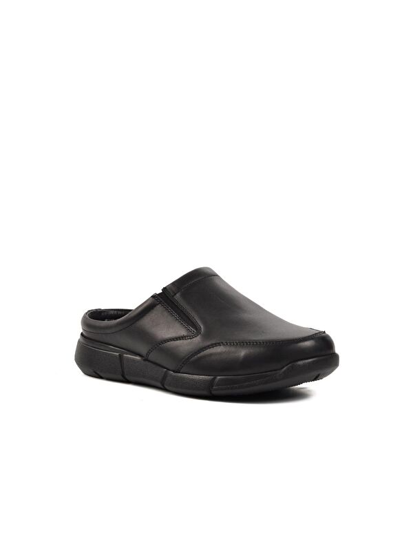 Sekurlet 1371 Siyah Hakiki Deri Erkek Günlük Ayakkabı - Görsel 4