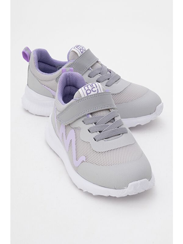 Kız Çocuk Gri Spor Ayakkabı - Görsel 2