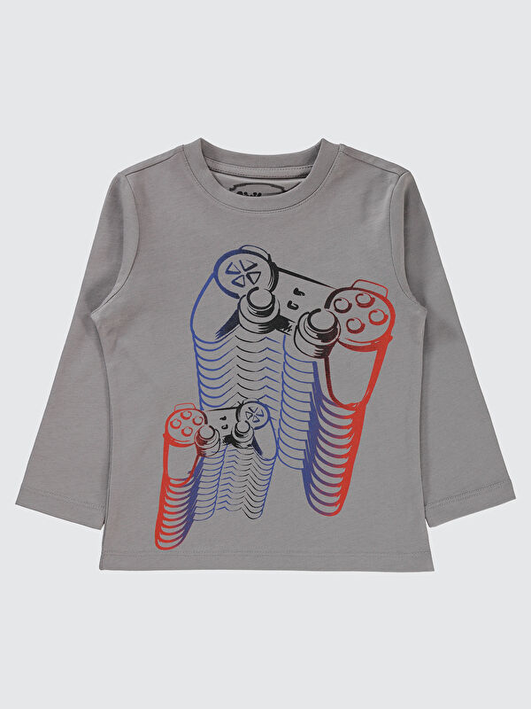 Civil Erkek Çocuk Sweatshirt 2-5 Yaş Gri