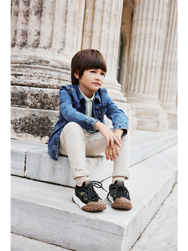 Jason Hafif Erkek Çocuk Haki Trekking Bot - Görsel 8