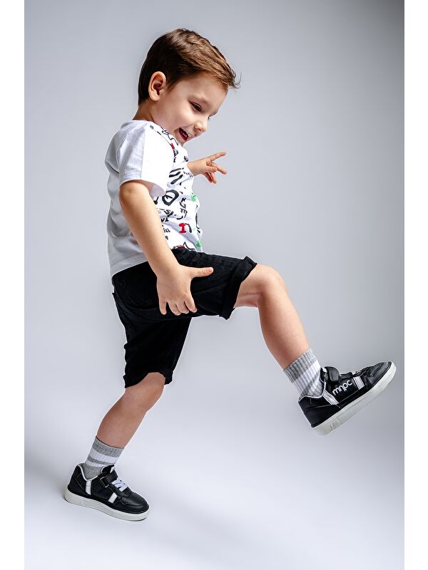 Erkek Çocuk Siyah Günlük Ayakkabı - Görsel 3