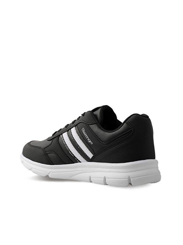 ECKHARD I Sneaker Erkek Ayakkabı Siyah / Beyaz - Görsel 4