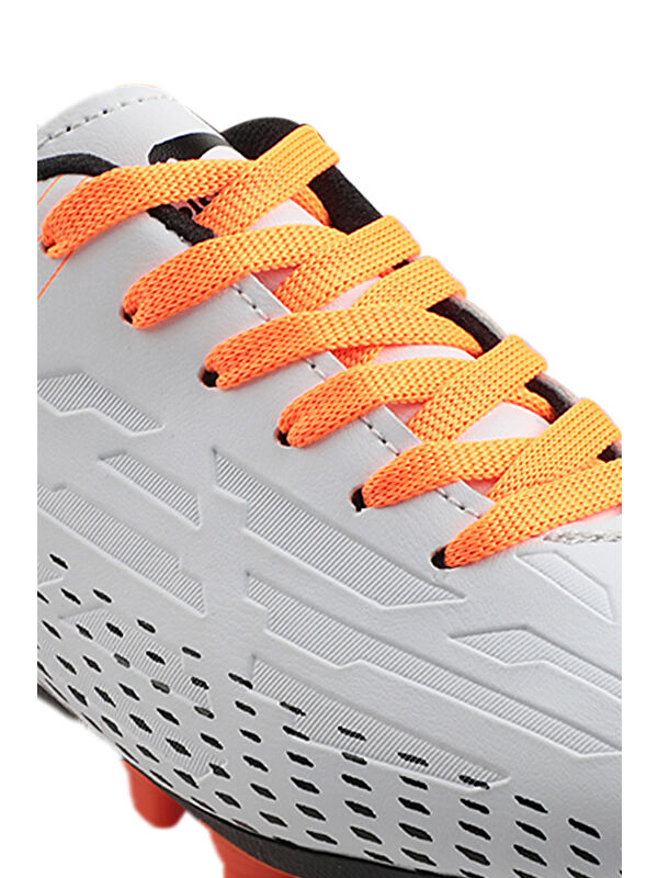 SCORE I KRP Erkek Çocuk Futbol Ayakkabı Beyaz / Turuncu - Görsel 5