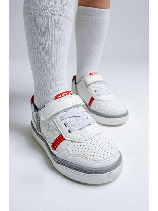 Erkek Çocuk Beyaz Günlük Ayakkabı - Görsel 5