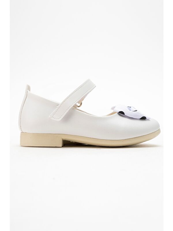 Mnpc Beyaz Mnpc Fashion Kız Çocuk Babet