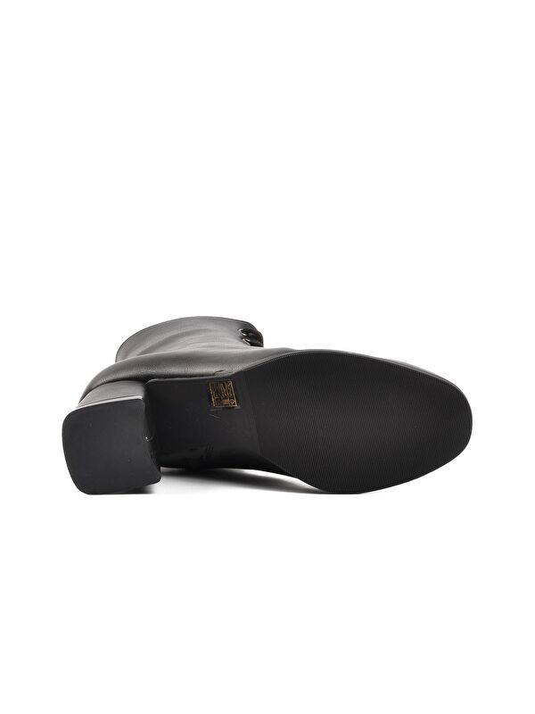 336129 Siyah Kadın Topuklu Bot - Görsel 6