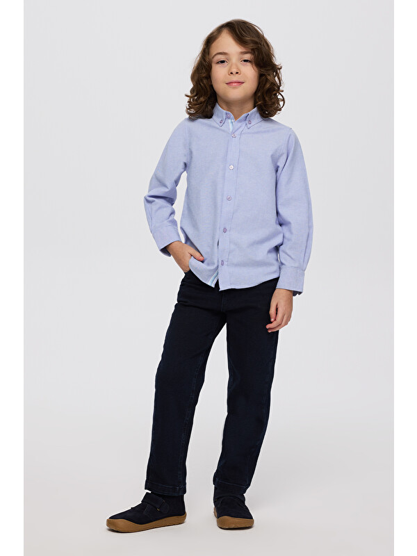 Panço Erkek Çocuk Basic Oxford Gömlek