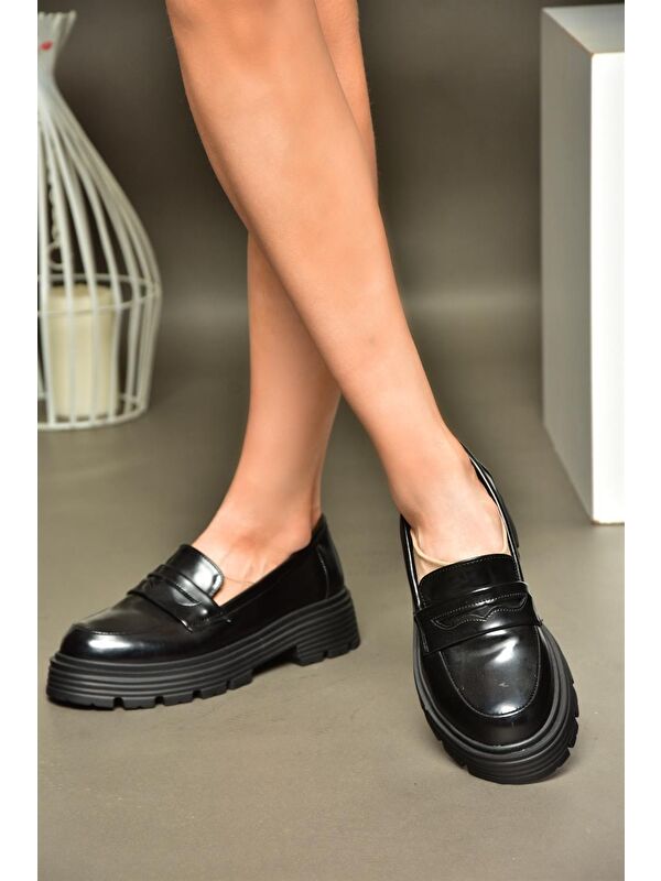 R9960920 Siyah Günlük Kadın Ayakkabı - Görsel 6